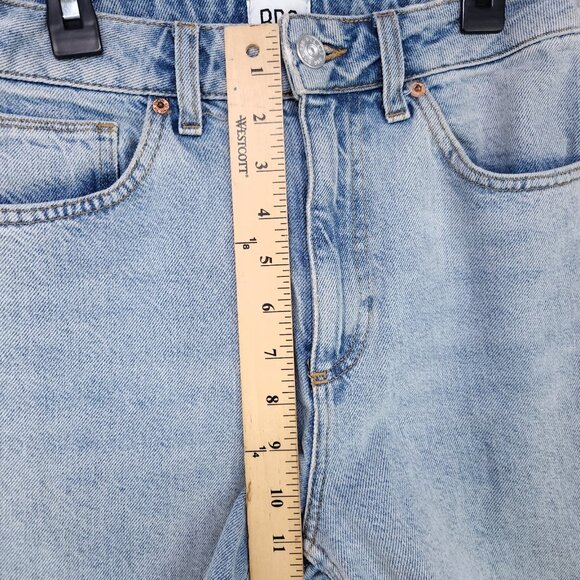 Urban Outfitters BDG Mom Linen Jeans Size 26x32 High Rise Baggy Tapered Leg - Picture 8 of 15